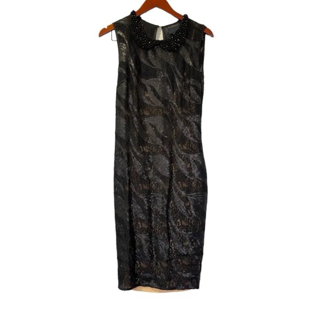 Class By Roberto Cavalli Sequined Beaded Collar D… - image 5